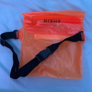 Neon Orange Water Proof Fanny Pack
